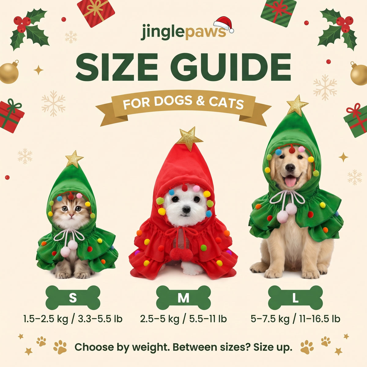 JinglePaws Tree Costume